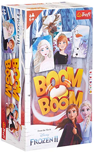 Trefl, Boom Boom Lodu, Dynamisches Familienspiel Klangspiel Spaß für die ganze Familie, Bohden Märchenspiel Frozen, Familien-Spiel Kinder ab 6 J von Trefl
