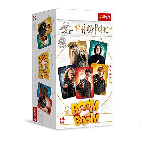 Trefl, Boom Harry Potter, Dynamisches Familienspiel Klangspiel für die ganze Familie, Kartenspiel Harry Potter Film, Familien-Spiel für Kinder ab 6 Jahren von Trefl