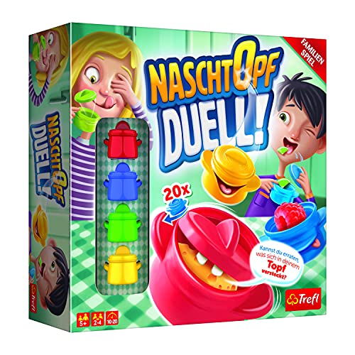 Trefl, Naschtopf Duell, Strategiespiel, Familienspiel, Partyspiel für 2-4 Spieler, für Kinder ab 5 Jahren; Food Prank, Spaß Spiele, Rätselspiel, Topf, Pfand, Wettbewerb lernen Trefl, Naschtopf Duell, Strategiespiel, Familienspiel, Partyspiel für 2-4 Spieler, für Kinder ab 5 Jahren; Food Prank, Spaß Spiele, Rätselspiel, Topf, Pfand, Wettbewerb lernen von Trefl