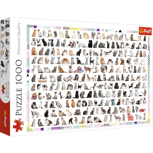 Trefl, Puzzle, 208 Katzen, 1000 Teile, Premium Quality, für Erwachsene und Kinder ab 12 Jahren Trefl, Puzzle, 208 Katzen, 1000 Teile, Premium Quality, für Erwachsene und Kinder ab 12 Jahren von Trefl