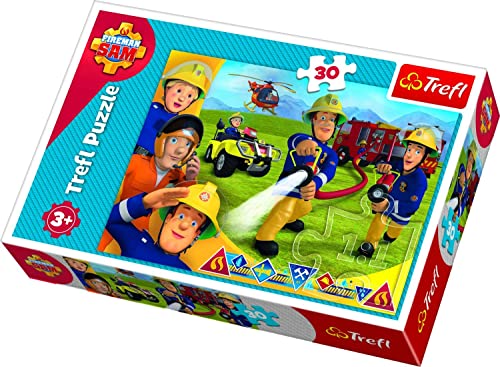 Trefl, Puzzle, Bereit zu Helfen, Feuerwehrmann Sam, 30 Teile, für Kinder ab 3 Jahren Trefl, Puzzle, Bereit zu Helfen, Feuerwehrmann Sam, 30 Teile, für Kinder ab 3 Jahren von Trefl