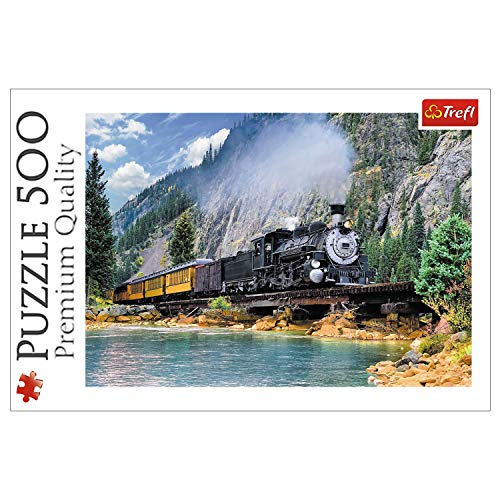 Trefl 916 37379 EA Bergzug 500pcs Mountain Train, Multi-colord Trefl 916 37379 EA Bergzug 500pcs Mountain Train, Multi-colord von Trefl