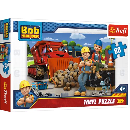 Trefl, Puzzle, Bob und Wendy, Bob the Builder, 60 Teile, für Kinder ab 4 Jahren Trefl, Puzzle, Bob und Wendy, Bob the Builder, 60 Teile, für Kinder ab 4 Jahren von Trefl