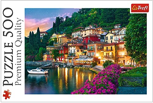 Trefl, Puzzle, Comer See, Italien, 500 Teile, Premium Quality, für Erwachsene und Kinder ab 10 Jahren von Trefl