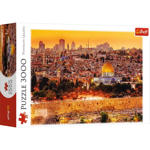 Trefl, Puzzle, Die Dächer Jerusalems, 3000 Teile, Premium Quality, für Erwachsene und Kinder ab 15 Jahren von Trefl