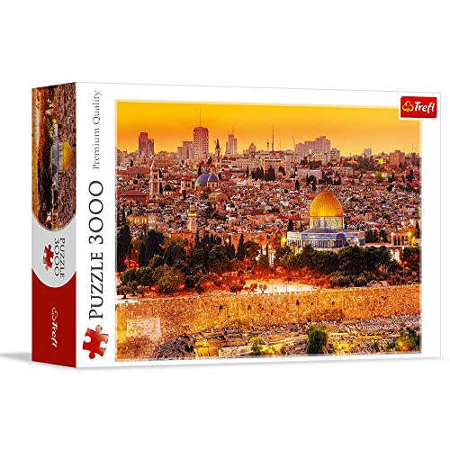 Trefl, Puzzle, Die Dächer Jerusalems, 3000 Teile, Premium Quality, für Erwachsene und Kinder ab 15 Jahren von Trefl