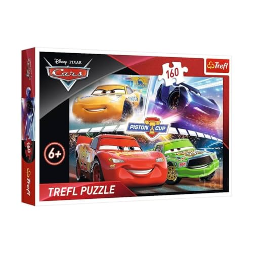 Trefl, Puzzle, Ein Siegerrennen, Disney Cars, 160 Teile, für Kinder ab 6 Jahren, Farbig Trefl, Puzzle, Ein Siegerrennen, Disney Cars, 160 Teile, für Kinder ab 6 Jahren, Farbig von Trefl