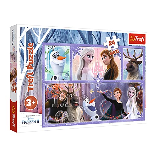 Trefl, Puzzle, Eine Welt voller Magie, 24 Maxiteile, Disney Frozen 2, für Kinder ab 3 Jahren Trefl, Puzzle, Eine Welt voller Magie, 24 Maxiteile, Disney Frozen 2, für Kinder ab 3 Jahren von Trefl