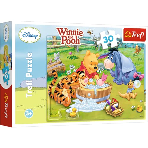 Trefl, Puzzle, Ferkel baden, Disney Winnie the Pooh, 30 Teile, für Kinder ab 3 Jahren, Farbig Trefl, Puzzle, Ferkel baden, Disney Winnie the Pooh, 30 Teile, für Kinder ab 3 Jahren, Farbig von Trefl