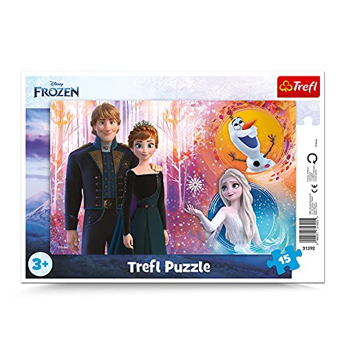 Trefl, Puzzle, Rahmenpuzzle mit Unterlage, 15 Teile, Glückliche Erinnerungen, für Kinder ab 3 Jahren von Trefl