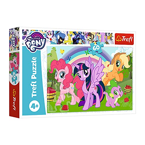 Trefl, Puzzle, Regenbogenfreundschaft, My Little Pony, 60 Teile, für Kinder ab 4 Jahren Trefl, Puzzle, Regenbogenfreundschaft, My Little Pony, 60 Teile, für Kinder ab 4 Jahren von Trefl