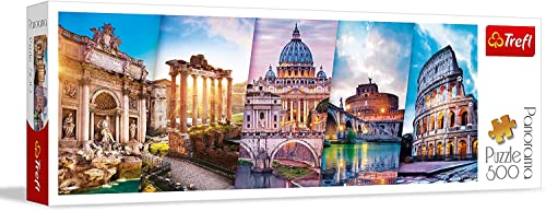 Trefl, Puzzle, Reise nach Italien, 500 Teile, Panorama, Premium Quality, für Erwachsene und Kinder ab 10 Jahren von Trefl