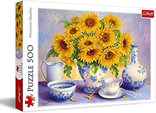 Trefl, Puzzle, Sonnenblumen, 500 Teile, Premium Quality, für Erwachsene und Kinder ab 10 Jahren, Farbig Trefl, Puzzle, Sonnenblumen, 500 Teile, Premium Quality, für Erwachsene und Kinder ab 10 Jahren, Farbig von Trefl