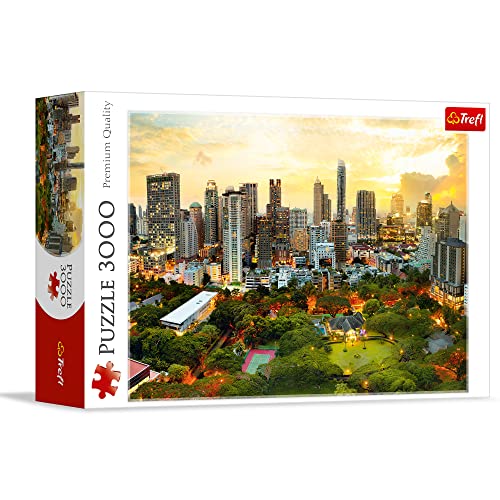 Trefl, Puzzle, Sonnenuntergang in Bangkok, 3000 Teile, Premium Quality, für Erwachsene und Kinder ab 15 Jahren, Farbig Trefl, Puzzle, Sonnenuntergang in Bangkok, 3000 Teile, Premium Quality, für Erwachsene und Kinder ab 15 Jahren, Farbig von Trefl