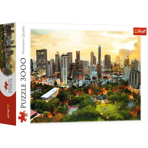 Trefl, Puzzle, Sonnenuntergang in Bangkok, 3000 Teile, Premium Quality, für Erwachsene und Kinder ab 15 Jahren von Trefl