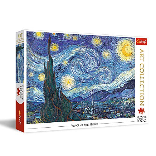 Trefl TR10560 Sternennacht, Vincent van Gogh Other License 1000 Teile, Art Collection, Premium Quality, für Erwachsene und Kinder ab 12 Jahren Puzzle, Farbig, Blau, Schwarz, Grün Trefl TR10560 Sternennacht, Vincent van Gogh Other License 1000 Teile, Art Collection, Premium Quality, für Erwachsene und Kinder ab 12 Jahren Puzzle, Farbig, Blau, Schwarz, Grün von Trefl