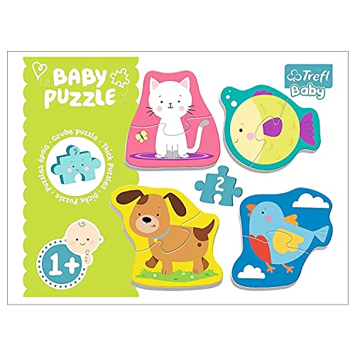 Trefl, Puzzle, Tierchen, 2 Teile, 4 Sets, Baby Classic, für Kinder ab 1 Jahr Trefl, Puzzle, Tierchen, 2 Teile, 4 Sets, Baby Classic, für Kinder ab 1 Jahr von Trefl