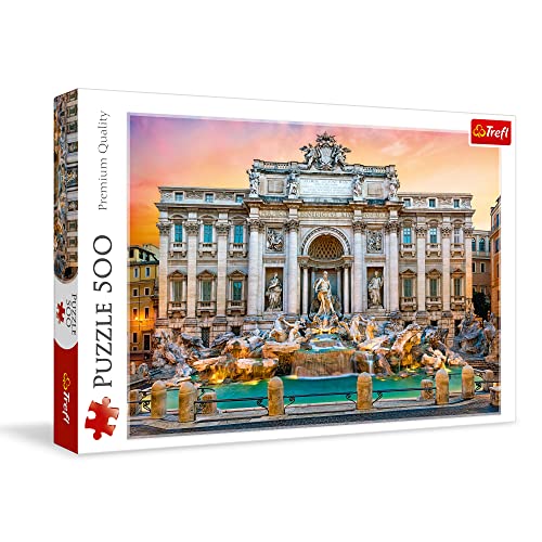 Trefl, Puzzle, Trevi-Brunnen, Rom, 500 Teile, Premium Quality, für Erwachsene und Kinder ab 10 Jahren von Trefl