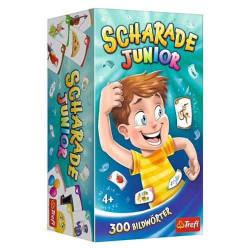 Trefl, Scharade Junior, Familienspiel, Spaß beim Erraten von Begriffen, Spielkarten mit Bilderbegriffen, Gesellschaftsspiel für Erwachsene und Kinder ab 4 Jahren 2195 Farbig Trefl, Scharade Junior, Familienspiel, Spaß beim Erraten von Begriffen, Spielkarten mit Bilderbegriffen, Gesellschaftsspiel für Erwachsene und Kinder ab 4 Jahren 2195 Farbig von Trefl