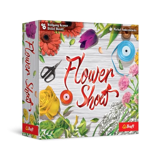 Trefl – Flower Show – Familienspiel, Kartenspiel, Zeichnungen von Blumen, Blumenausstellung, Spiel für Erwachsene und Kinder ab 8 Jahre Trefl – Flower Show – Familienspiel, Kartenspiel, Zeichnungen von Blumen, Blumenausstellung, Spiel für Erwachsene und Kinder ab 8 Jahre von Trefl