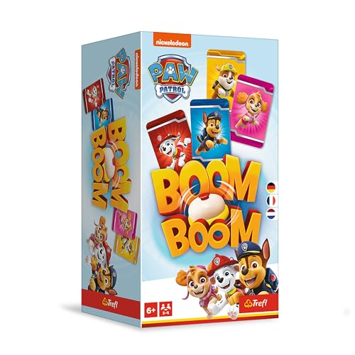 Trefl 02650 Boom, Dynamisches Glocke, Spiel Für die Ganze Familie, Kartenspiel mit Helden der Fernsehserie Paw Patrol, Familienspiel für Kinder ab 6 Jahren Trefl 02650 Boom, Dynamisches Glocke, Spiel Für die Ganze Familie, Kartenspiel mit Helden der Fernsehserie Paw Patrol, Familienspiel für Kinder ab 6 Jahren von Trefl