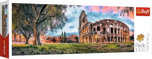 Trefl - "1000 Panorama" - Colosseum at dawn, 29030, Farbig von Trefl