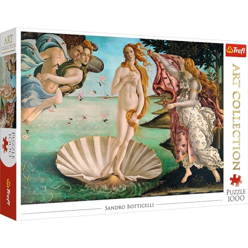 Trefl TR10589 Die Geburt der Venus, Sandro Botticelli 1000 Teile, Art Collection, Premium Quality, für Erwachsene und Kinder ab 12 Jahren Puzzle, Farbig von Trefl