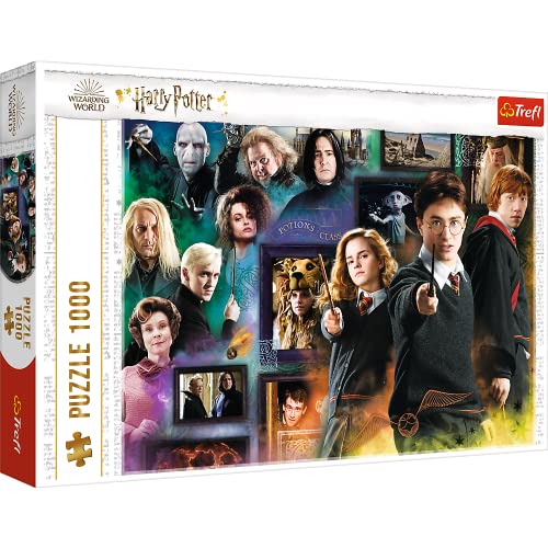 Trefl, Puzzle, Die Zaubererwelt, Harry Potter, 1000 Teile, Premium Quality, für Erwachsene und Kinder ab 12 Jahren von Trefl