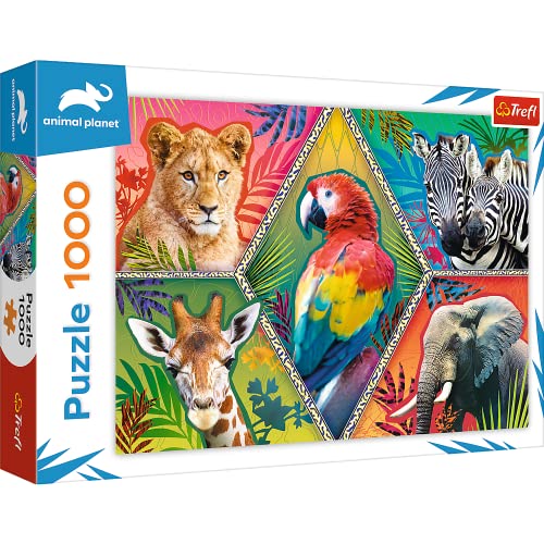 Trefl 10671 Exotische Tiere 1000 Teile, Premium Quality, für Erwachsene und Kinder ab 12 Jahren Puzzle von Trefl