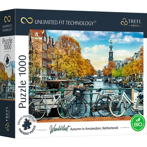 UFT Puzzle 1000 - Wanderlust: Herbst in Amsterdam, Niederlande von Trefl