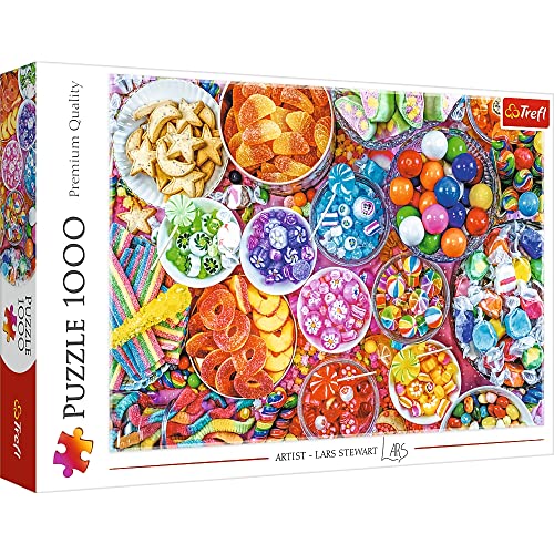 Trefl 10713 1000 Teile Bunte, DIY, kreative Unterhaltung, Spaß, Gummibärchen, Lutscher, Puzzles für Erwachsene und Kinder ab 12 Jahren, Leckere Süßigkeiten Trefl 10713 1000 Teile Bunte, DIY, kreative Unterhaltung, Spaß, Gummibärchen, Lutscher, Puzzles für Erwachsene und Kinder ab 12 Jahren, Leckere Süßigkeiten von Trefl