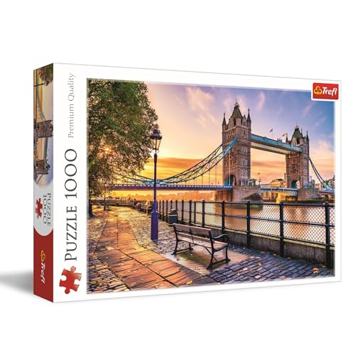 Trefl 10774 Tower Bridge, London 1000 Teile-DIY-Puzzle mit Monumenten, kreative Unterhaltung, für Erwachsene und Kinder ab 12 Jahren, Mehrfarbig Trefl 10774 Tower Bridge, London 1000 Teile-DIY-Puzzle mit Monumenten, kreative Unterhaltung, für Erwachsene und Kinder ab 12 Jahren, Mehrfarbig von Trefl