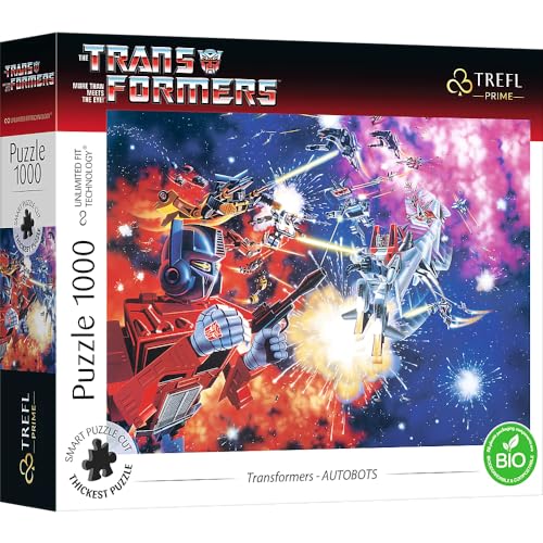 Trefl Prime - Puzzle UFT: The Transformers: More Than Meets The Eye, Autobots - 1000 Elemente - Dickster Pappe, Bio, Kreative Unterhaltung für Erwachsene und Kinder ab 12 Jahren von Trefl