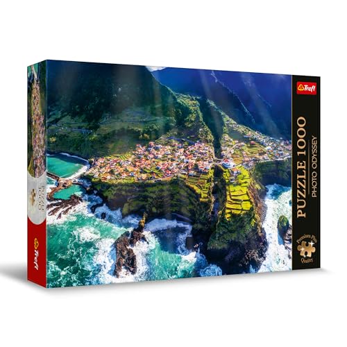 Trefl 10824 Premium Plus Quality-Puzzle Photo Odyssey Insel Madera, Portugal-1000 Elemente, Einzigartige Fotoserie, Ideale Anpassung der Teile, für Erwachsene und Kinder ab 12 Jahren, Mehrfarbig von Trefl