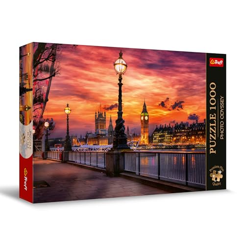 Trefl Premium Plus Quality - Puzzle Photo Odyssey: Big Ben, London - 1000 Elemente, Einzigartige Fotoserie, Ideale Anpassung der Teile, für Erwachsene und Kinder ab 12 Jahren Trefl Premium Plus Quality - Puzzle Photo Odyssey: Big Ben, London - 1000 Elemente, Einzigartige Fotoserie, Ideale Anpassung der Teile, für Erwachsene und Kinder ab 12 Jahren von Trefl