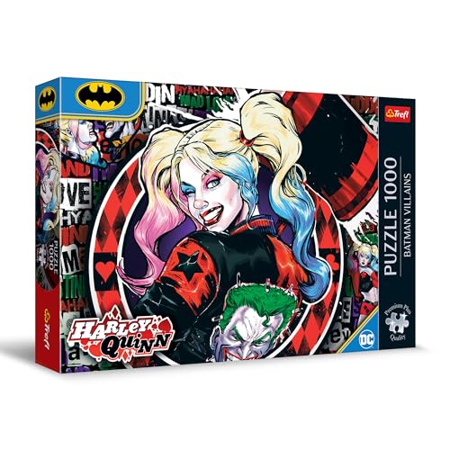 Trefl 10837 Joker Harley Quinn Premium Plus Quality Quinn-1000 Elemente, Puzzle-Serie mit Lieblingshelden, Ideale Anpassung der Teile, für Erwachsene und Kinder ab 12 Jahren, Mehrfarben Trefl 10837 Joker Harley Quinn Premium Plus Quality Quinn-1000 Elemente, Puzzle-Serie mit Lieblingshelden, Ideale Anpassung der Teile, für Erwachsene und Kinder ab 12 Jahren, Mehrfarben von Trefl