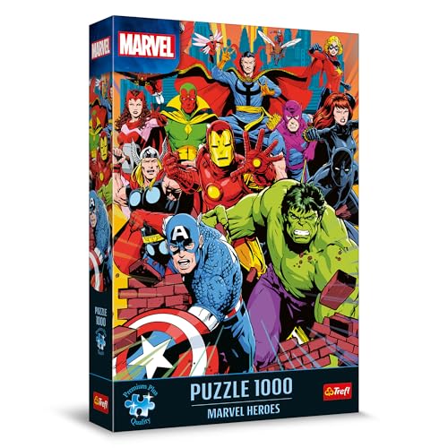 Trefl Premium Plus Quality - Puzzle Marvel: Marvel Heroes - 1000 Elemente, Puzzle-Serie mit Lieblingshelden, Ideale Anpassung der Teile, für Erwachsene und Kinder ab 12 Jahren Trefl Premium Plus Quality - Puzzle Marvel: Marvel Heroes - 1000 Elemente, Puzzle-Serie mit Lieblingshelden, Ideale Anpassung der Teile, für Erwachsene und Kinder ab 12 Jahren von Trefl