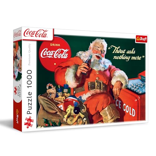 Trefl - Coca-Cola, Geschenke vom Weihnachtsmann - Puzzle 1000 Elemente - Weihnachtspuzzle, für Erwachsene und Kinder ab 14 Jahren Trefl - Coca-Cola, Geschenke vom Weihnachtsmann - Puzzle 1000 Elemente - Weihnachtspuzzle, für Erwachsene und Kinder ab 14 Jahren von Trefl