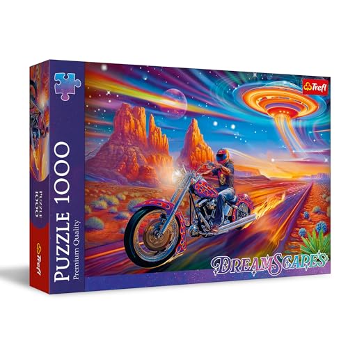 Trefl - DreamScapes: Crazy Ride - Puzzle 1000 Elemente - Bildserie aus der Welt der Träume, für Erwachsene und Kinder ab 14 Jahren Trefl - DreamScapes: Crazy Ride - Puzzle 1000 Elemente - Bildserie aus der Welt der Träume, für Erwachsene und Kinder ab 14 Jahren von Trefl
