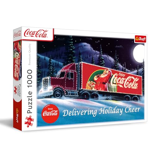 Trefl - Coca-Cola, Weihnachtstruck - Puzzle 1000 Elemente - Weihnachtspuzzle, für Erwachsene und Kinder ab 14 Jahren Trefl - Coca-Cola, Weihnachtstruck - Puzzle 1000 Elemente - Weihnachtspuzzle, für Erwachsene und Kinder ab 14 Jahren von Trefl