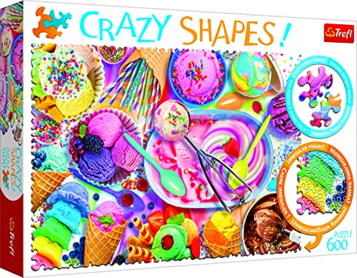 Trefl 11119 Süße Träume, Crazy Shapes 600 Teile, Premium Quality, für Erwachsene und Kinder ab 10 Jahren Puzzle von Trefl