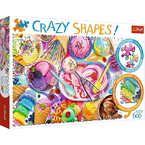 Trefl 11119 Süße Träume, Crazy Shapes 600 Teile, Premium Quality, für Erwachsene und Kinder ab 10 Jahren Puzzle von Trefl