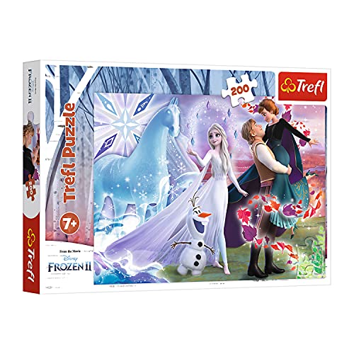 Trefl, Puzzle, Magische Welt der Schwestern, Disney Frozen 2, 200 Teile, für Kinder ab 7 Jahren von Trefl