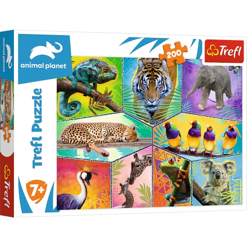 Trefl 13280 Exotisch Welt 200 Teile, für Kinder ab 7 Jahren Puzzle von Trefl