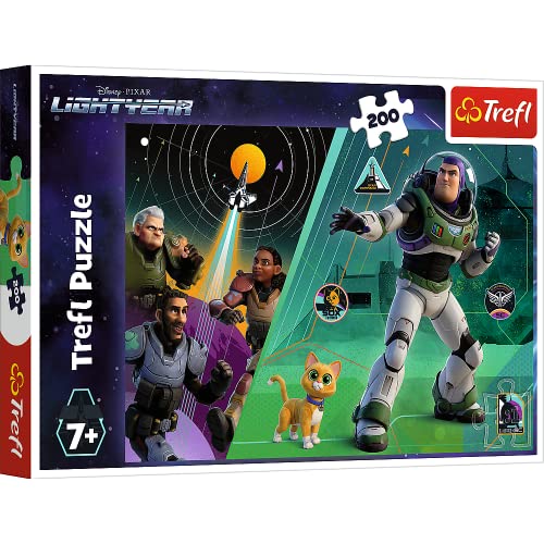 Trefl 13284 200 Teile, Bunte Puzzles Figuren, kreative Unterhaltung, Spaß für Kinder ab 7 Jahren, Lightyear Die Abenteuer von Buzz Lightyear von Trefl