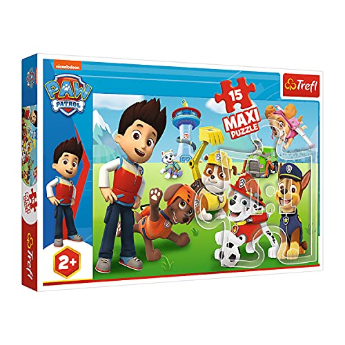 Trefl 14336 , Puzzle, Lustige Hund Patrouille, 15 Maxiteile, PAW Patrol, für Kinder ab 2 Jahren Trefl 14336 , Puzzle, Lustige Hund Patrouille, 15 Maxiteile, PAW Patrol, für Kinder ab 2 Jahren von Trefl