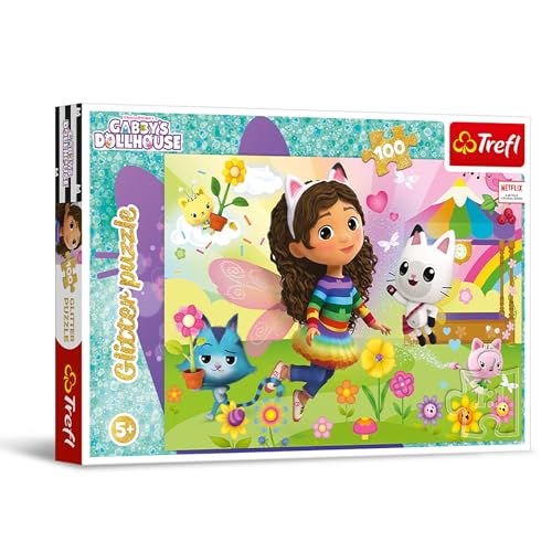 Glitter Puzzle 100 - Gabby's Dollhouse Glitter Puzzle 100 - Gabby's Dollhouse von Trefl