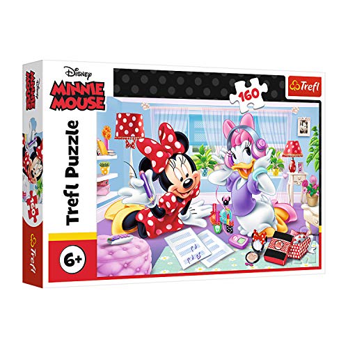 Trefl, Puzzle, Ein Tag mit einem Freund, 160 Teile, Disney Minnie, für Kinder ab 6 Jahren von Trefl