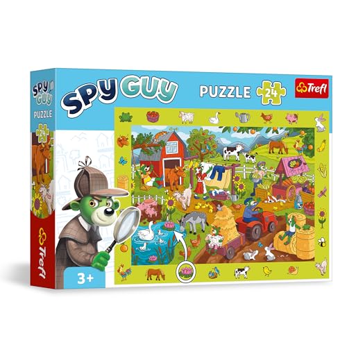 Observation/Beobachtungs Puzzle 24 - Spy Guy Farm von Trefl