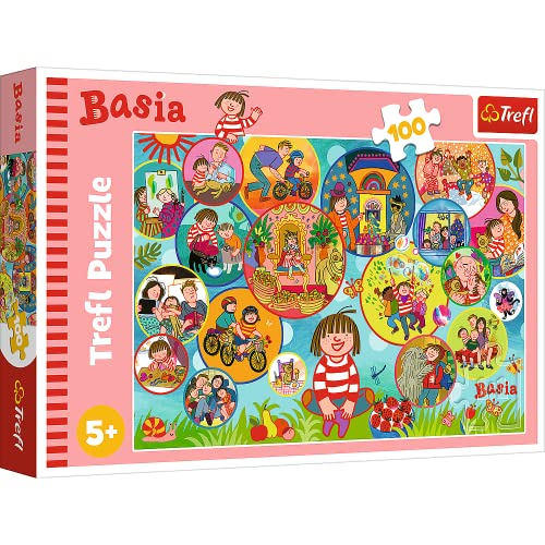 Trefl 16453 100 Elemente-Bunte Puzzles mit Märchenfiguren, Kreative Unterhaltung, Spaß für Kinder ab 5 Jahren, Basia, Verbringe den Tag mit Basia Trefl 16453 100 Elemente-Bunte Puzzles mit Märchenfiguren, Kreative Unterhaltung, Spaß für Kinder ab 5 Jahren, Basia, Verbringe den Tag mit Basia von Trefl